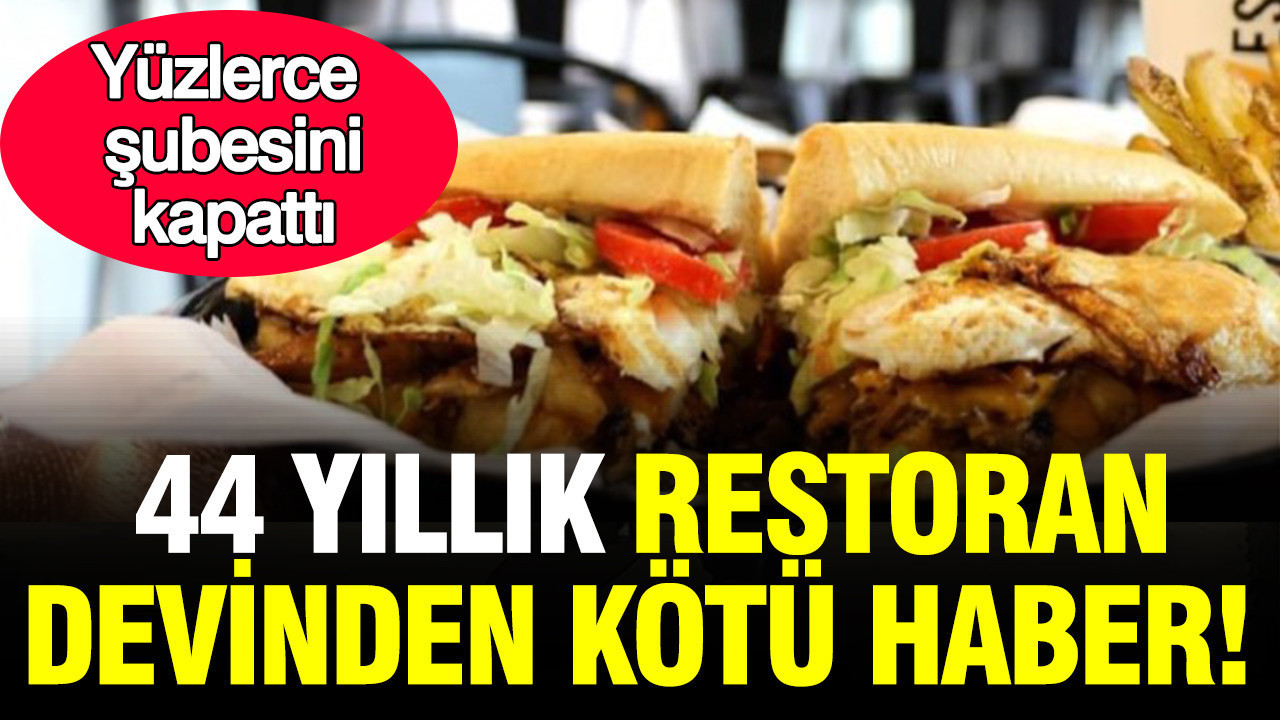 44 yıllık restoran devi küçülmeye direnemedi: Yüzlerce şubesini kapattı Img